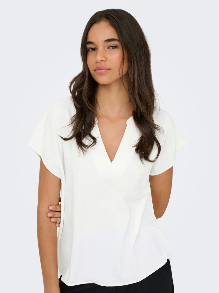 Jacqueline de Yong Lion blouse off-white – dames