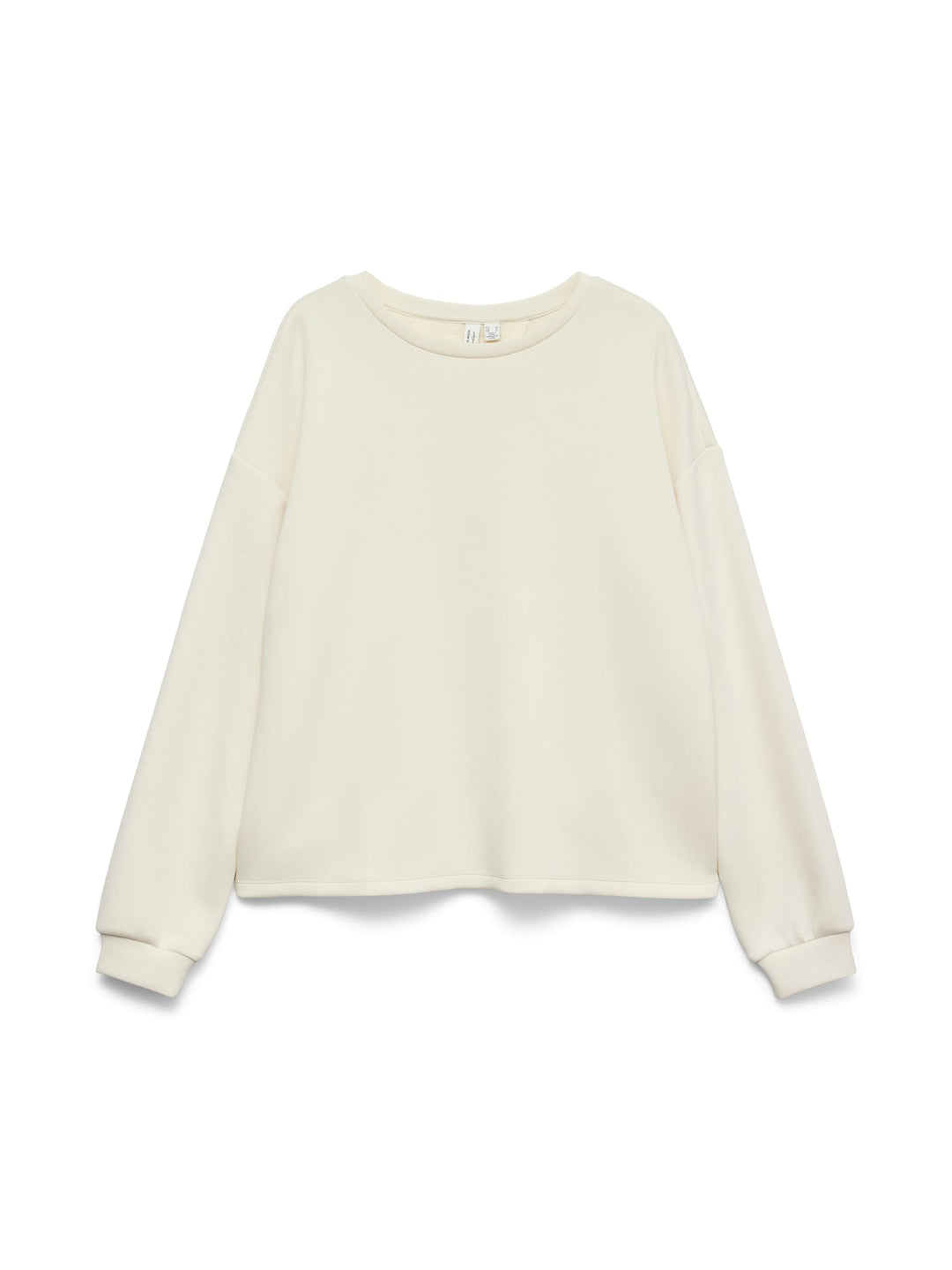 VERO MODA VMLOCCA L/S Lace Sweatshirt – dames - Off-white
