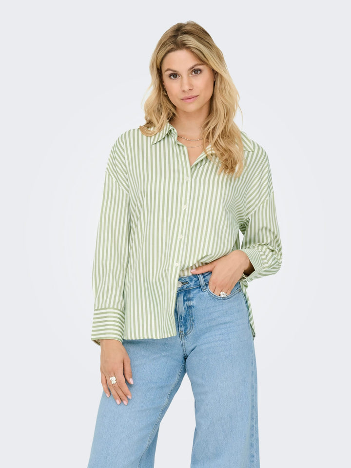 Jacqueline de Yong Vesper blouse wit dessin – dames