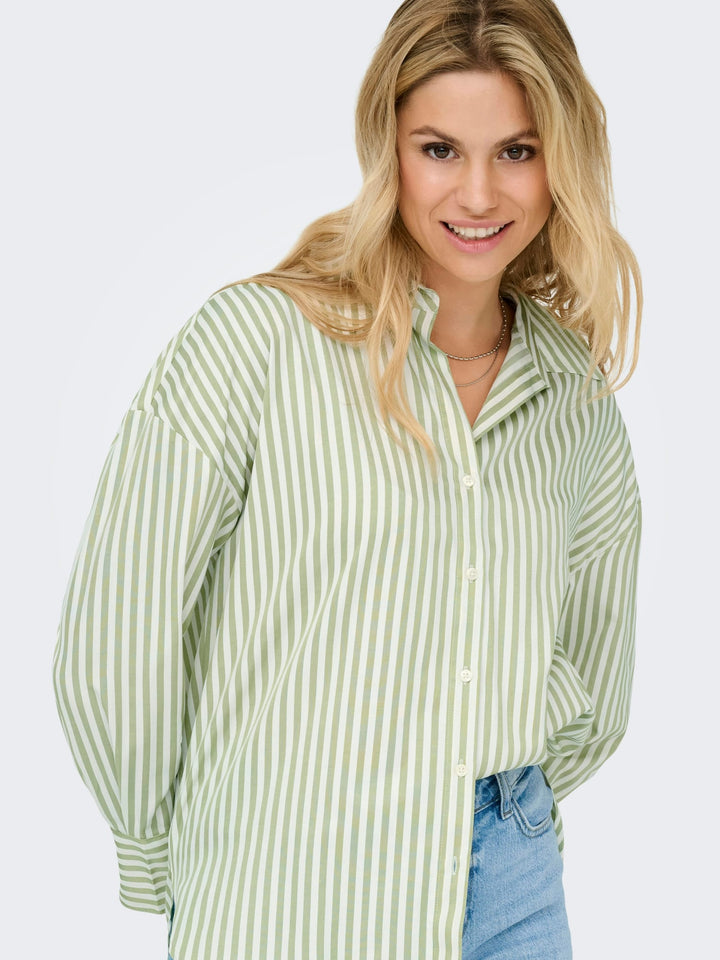 Jacqueline de Yong Vesper blouse wit dessin – dames