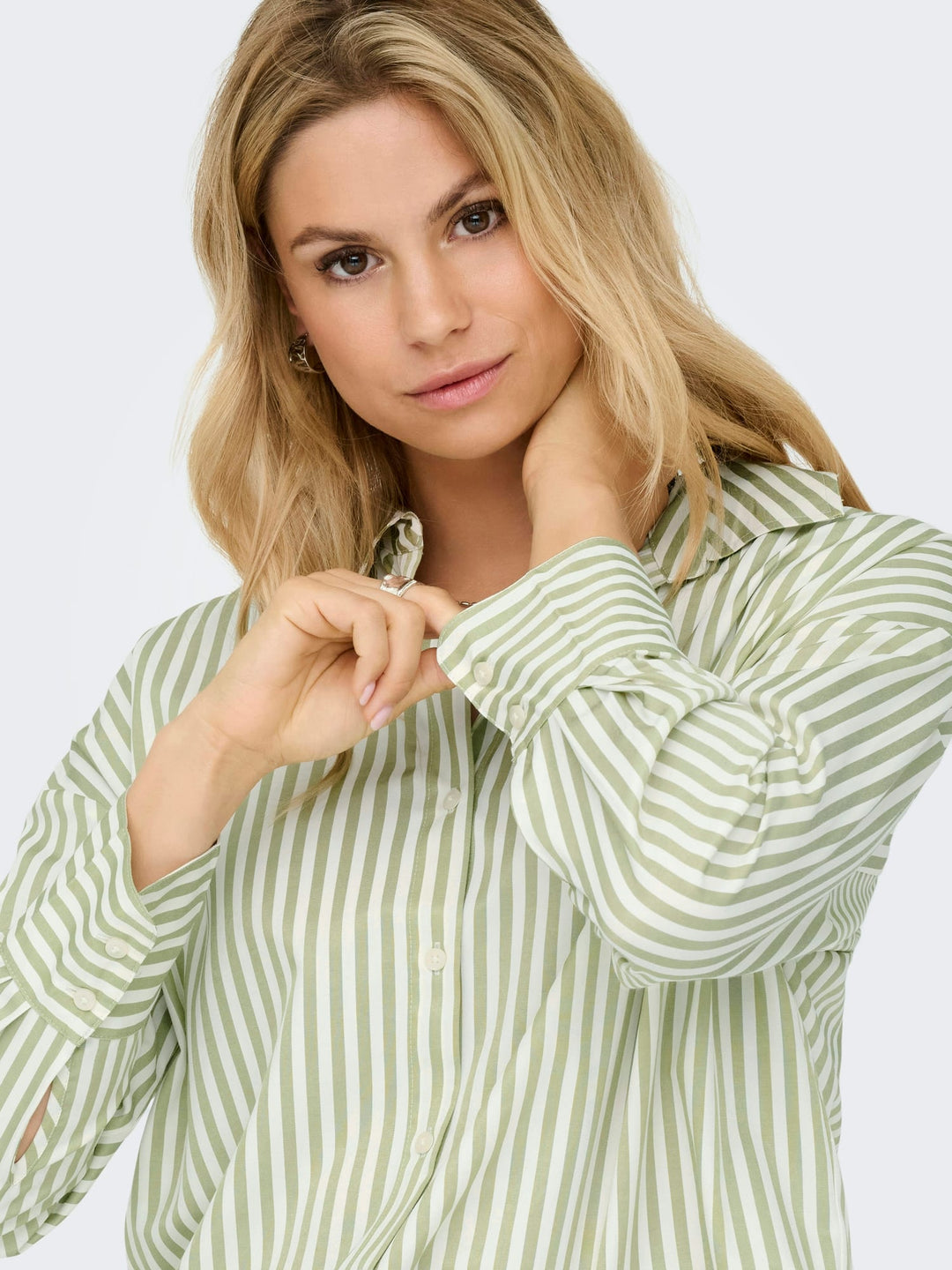 Jacqueline de Yong Vesper blouse wit dessin – dames