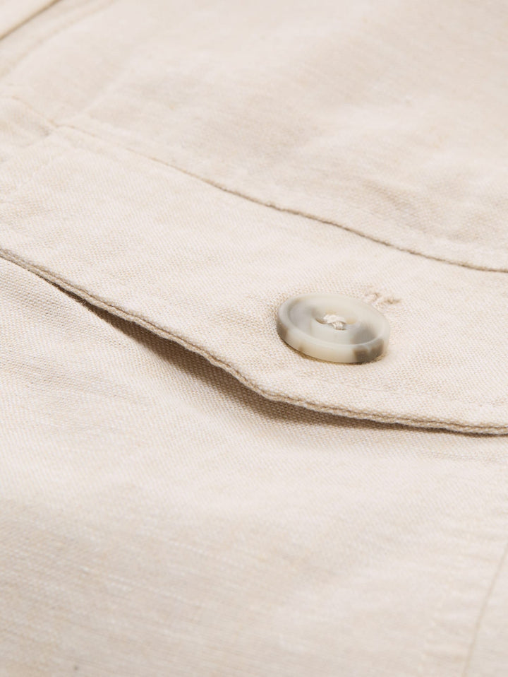 Tom Tailor 10580853 overhemd l/m beige – heren