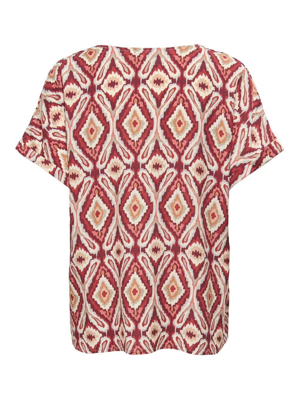 Only 15380466 Belly top rood dessin – dames