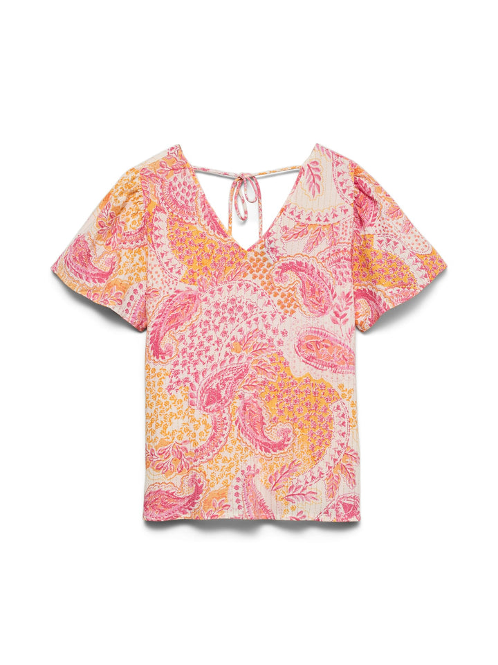VERO MODA 10344761 Nina blouse roze dessin – dames