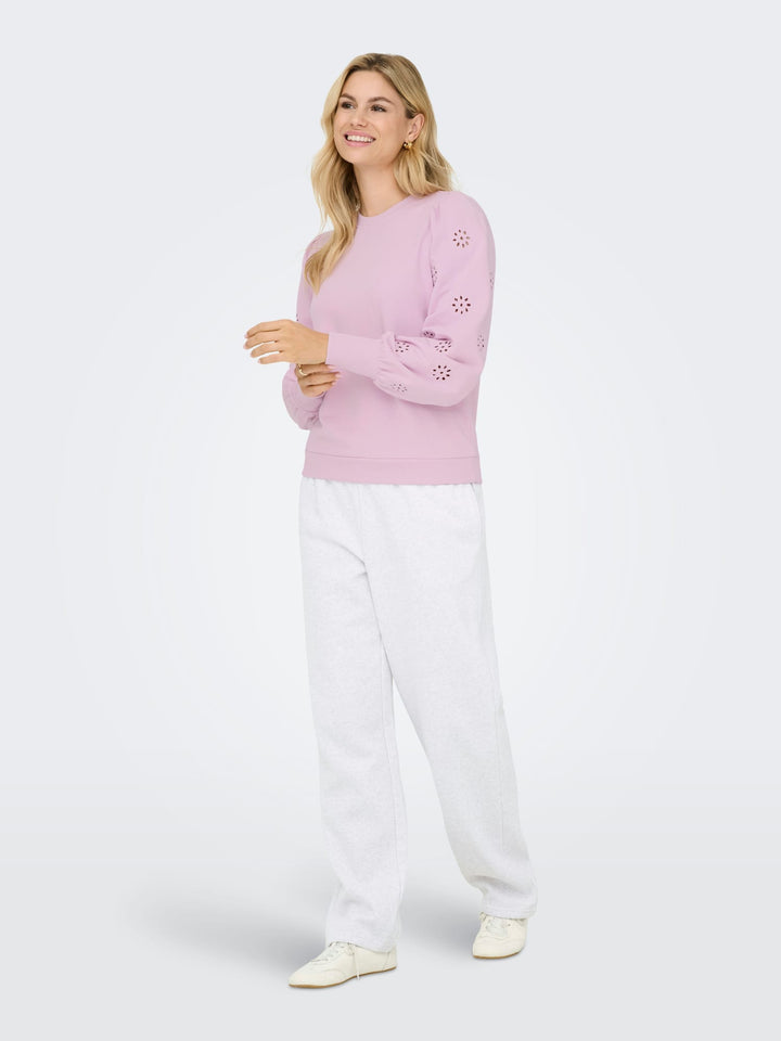 Only Femme sweatshirt licht roze – dames