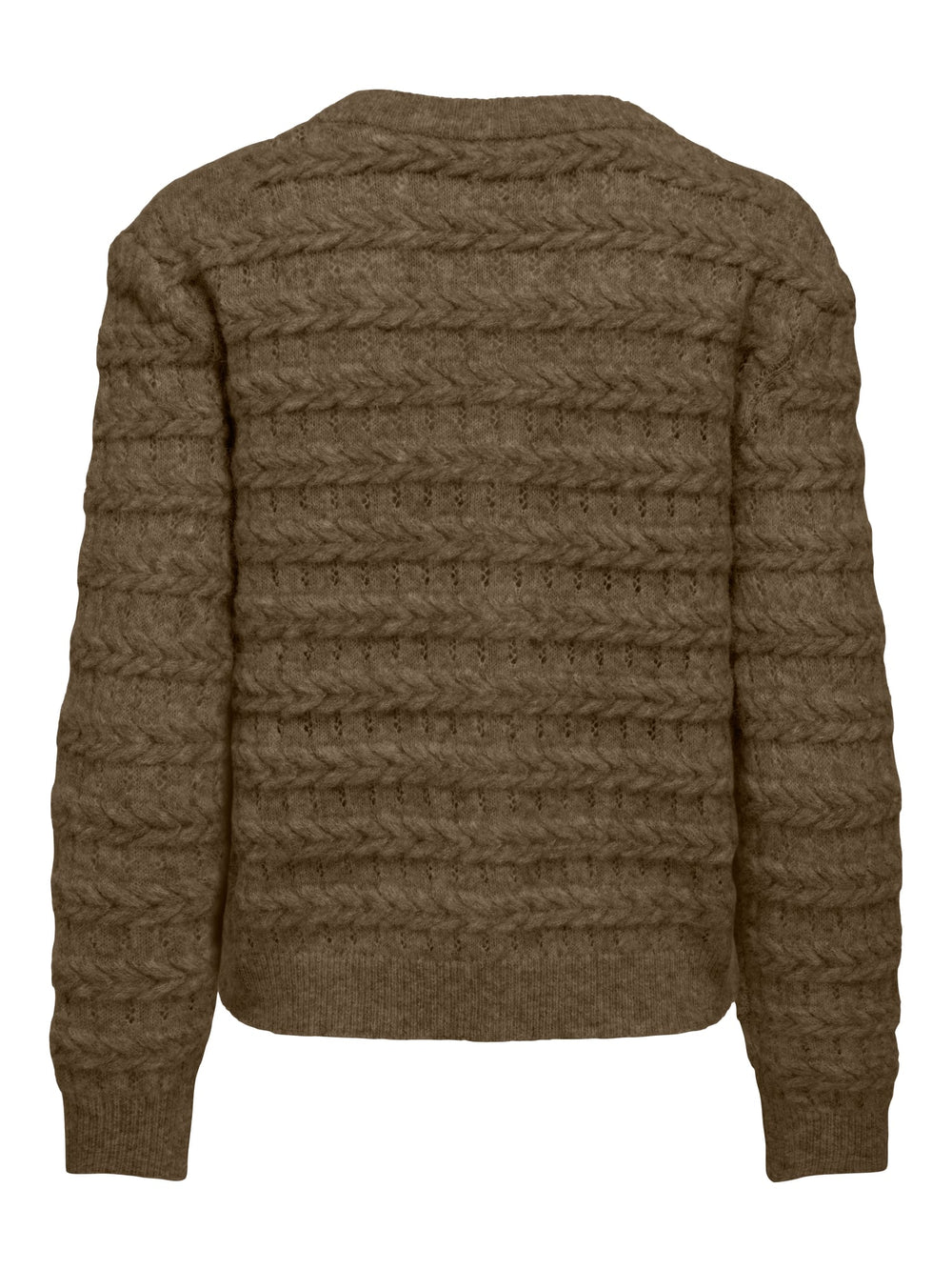 Only 15375144 cabala vest gebreid groen melee – dames