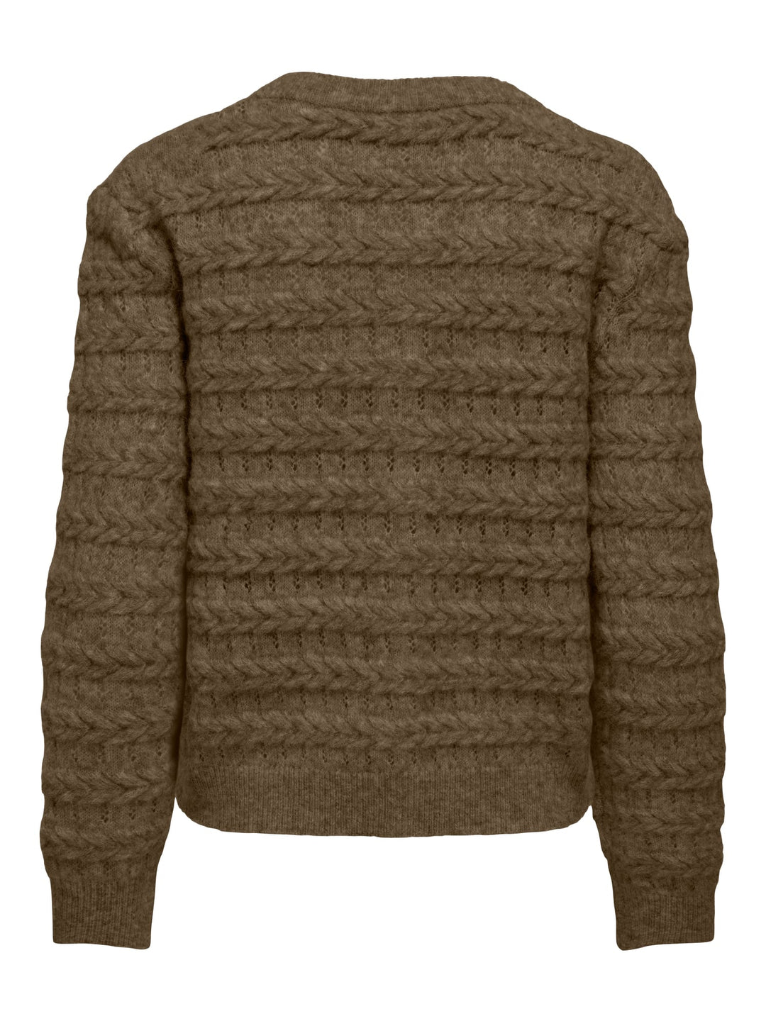 Only 15375144 cabala vest gebreid groen melee – dames