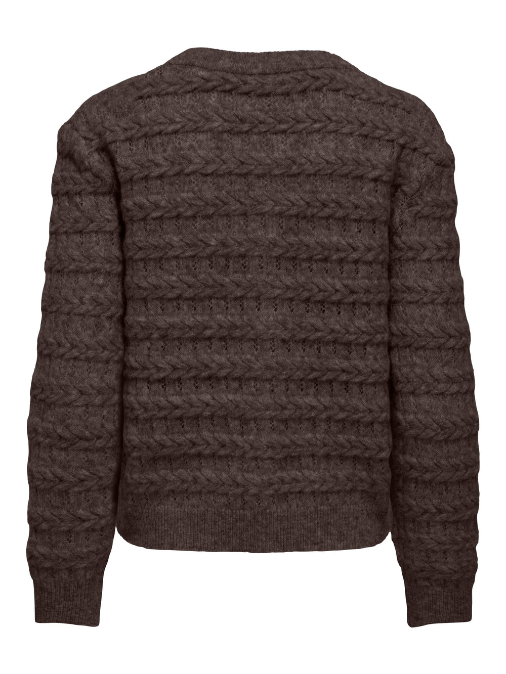 Only 15375144 cabala vest gebreid dames bruin