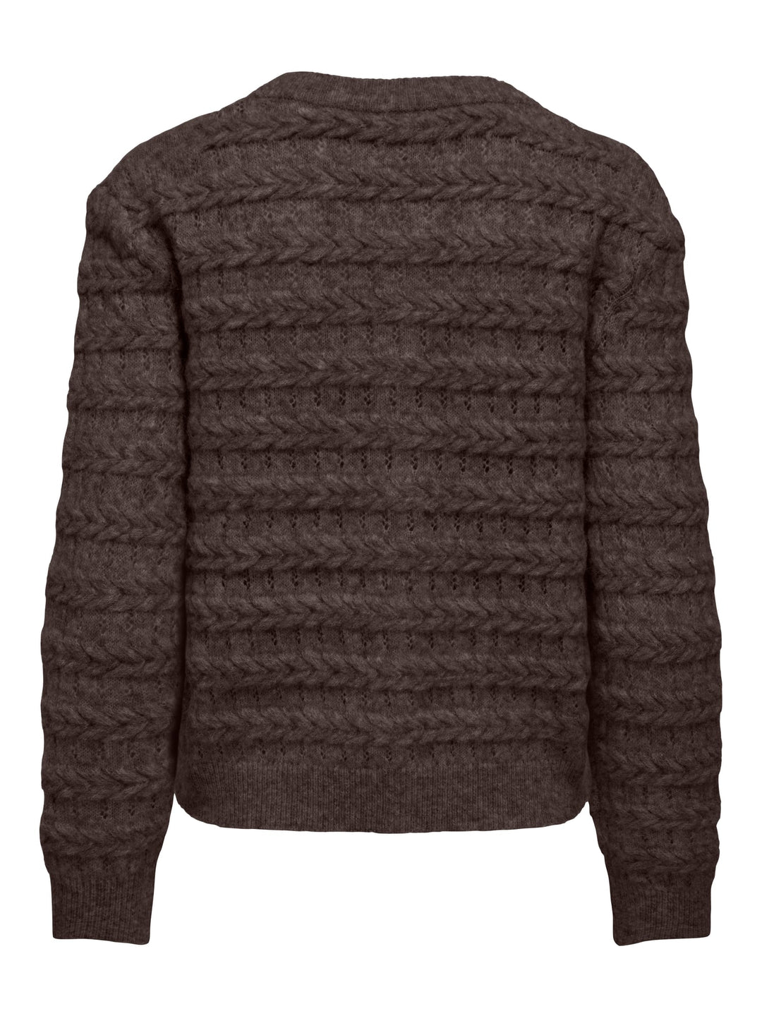 Only 15375144 cabala vest gebreid dames bruin
