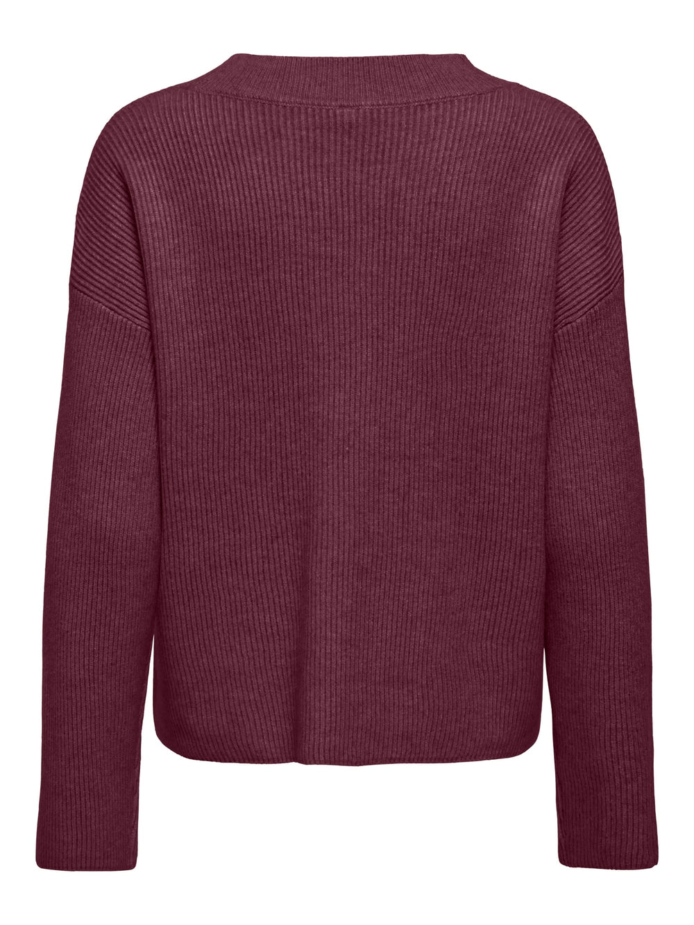 Only 15374822 katia vest gebreid bordeaux – dames