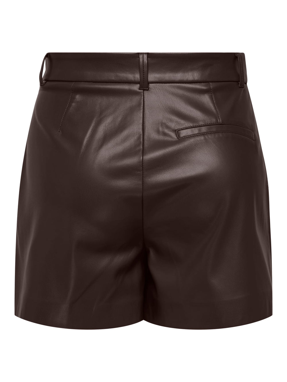 Only 15351265 Smooth short (imitatie) leer bruin – dames