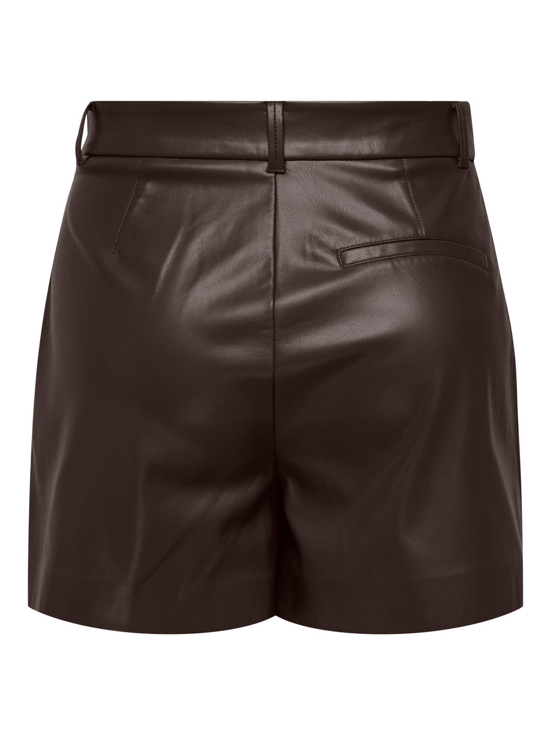 Only 15351265 Smooth short (imitatie) leer bruin – dames