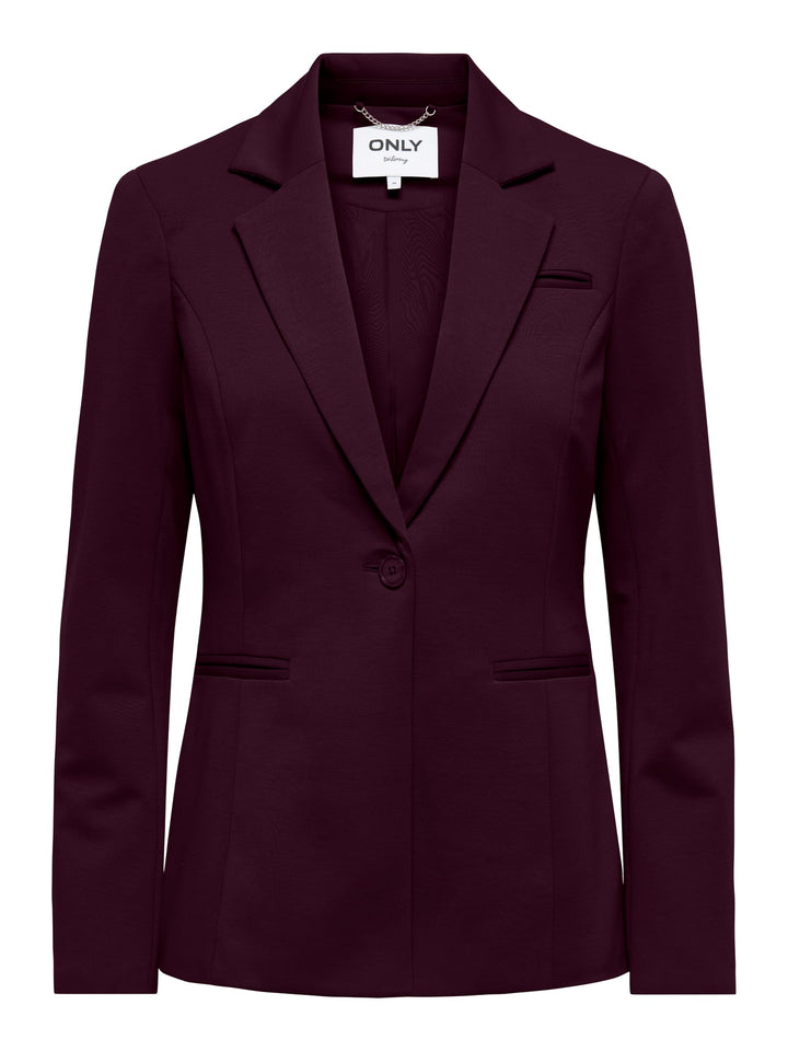 Only 15298659 Peach blazer dames bordeaux