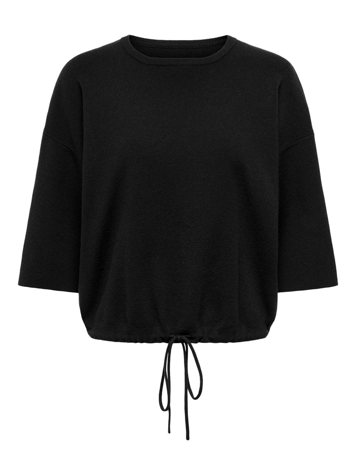 Only 15374939 Sitteri top l/m zwart – dames