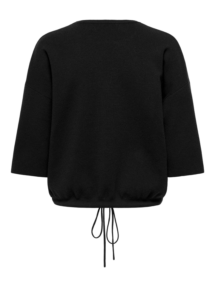 Only 15374939 Sitteri top l/m zwart – dames