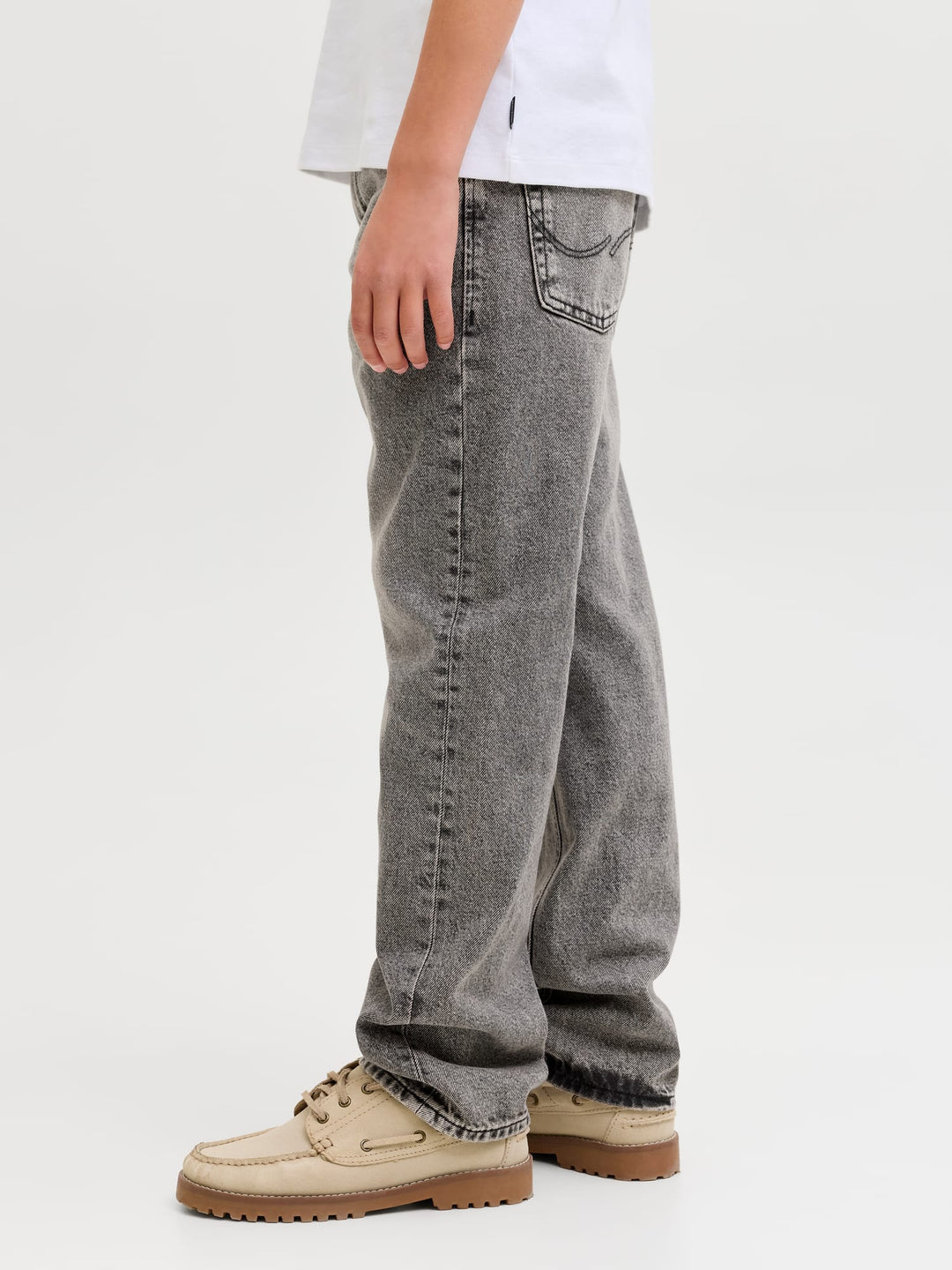 Jack & Jones kids 12292451 chris jeans loose fit grey denim