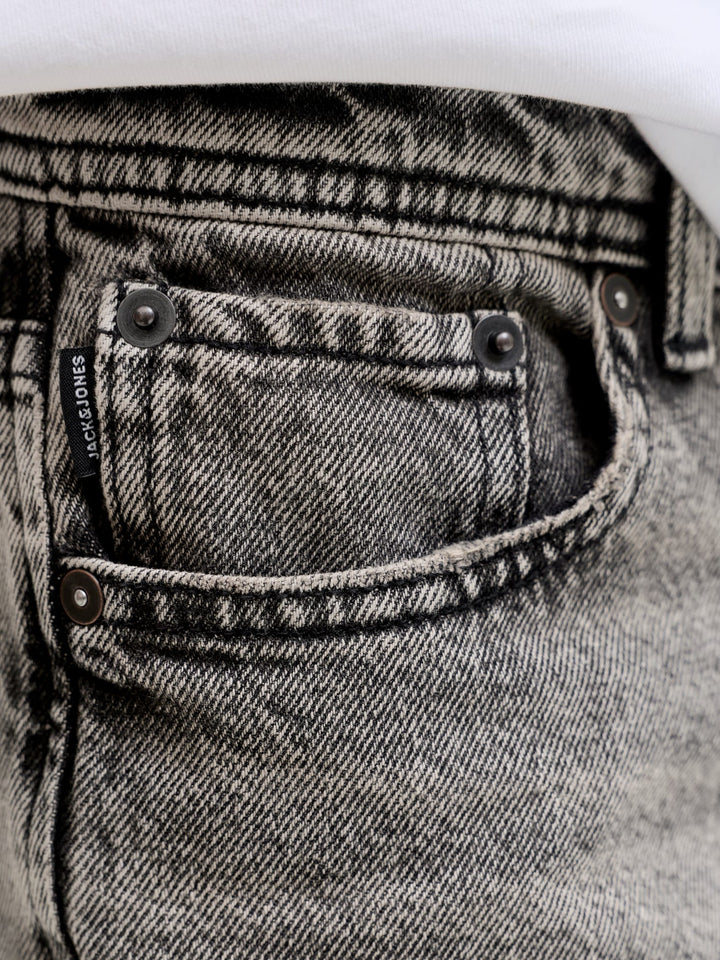 Jack & Jones Kids jeans loose fit grijs – jongens - Grey Denim
