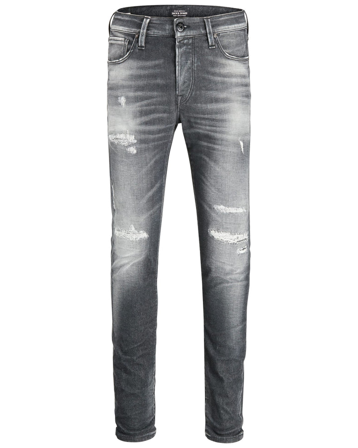 Jack & Jones slim fit jeans zwart denim – heren - Black Denim - L36