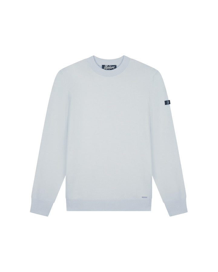 Malelions men trui lichtgrijs – MM3-AW25-05
