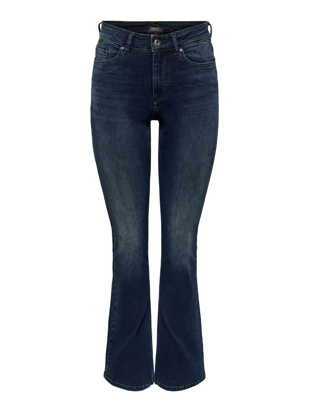 Only flared jeans blauw denim - dames - Blue Denim - L32