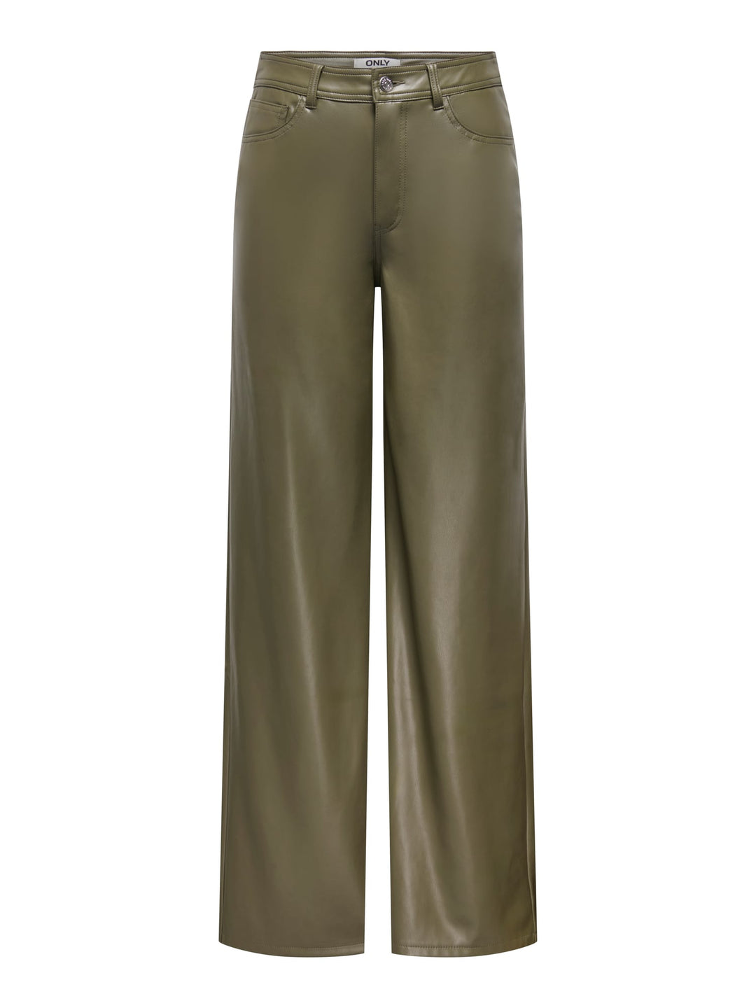 Only 15376854 Smooth lange broek dames donkergroen - L32