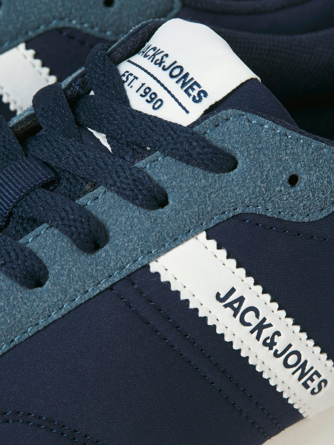 Jack & Jones JFWBURTON RUNNER sneakers blauw – heren - Blauw Dessin