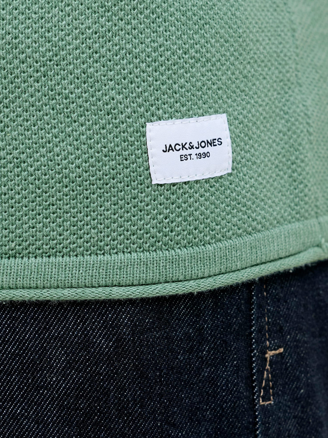 Jack & Jones 12157321 HILL trui oud groen – heren