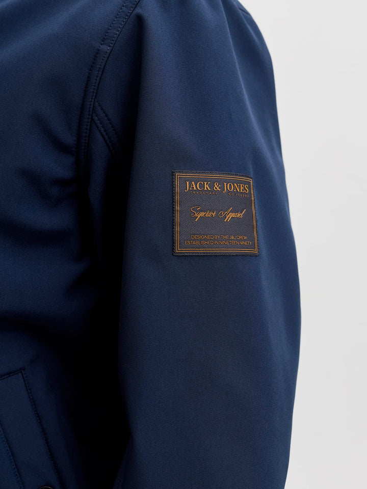 Jack & Jones JJEPARKER Softshell Bomber – heren zomerjas - Navy