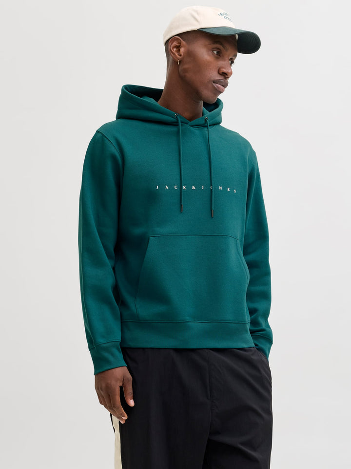 Jack & Jones JJESTAR hoodie esmerald – heren
