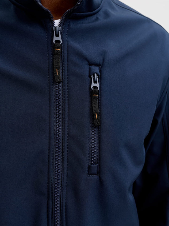 Jack & Jones JJEPARKER Softshell Bomber – heren zomerjas - Navy