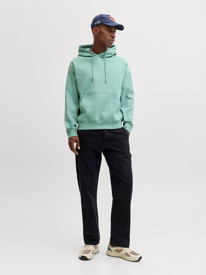 Jack & Jones JJESTAR Hoodie oud groen – heren