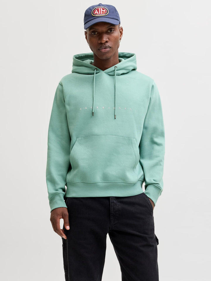 Jack & Jones JJESTAR Hoodie oud groen – heren