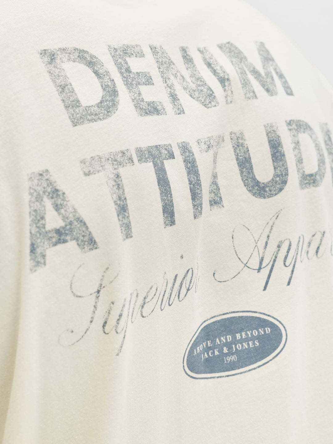 Jack & Jones T-shirt ecru – heren