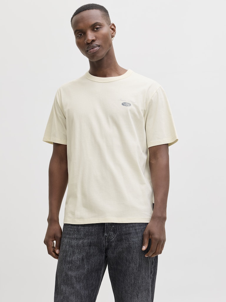 Jack & Jones T-shirt ecru – heren
