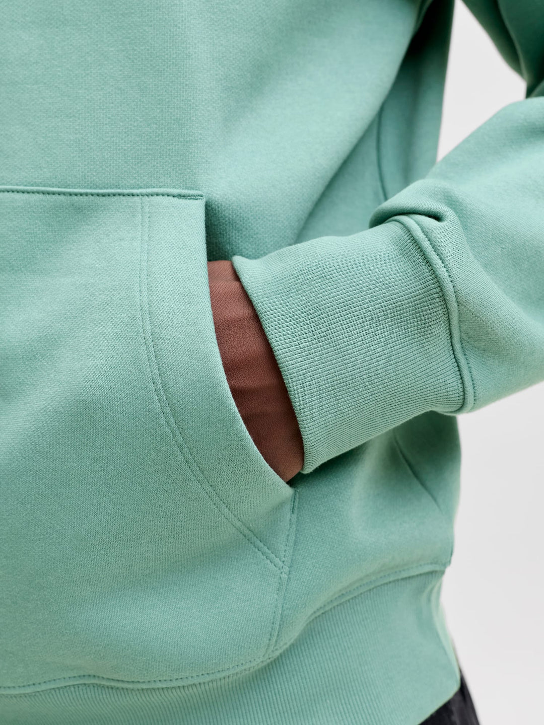Jack & Jones JJESTAR Hoodie oud groen – heren