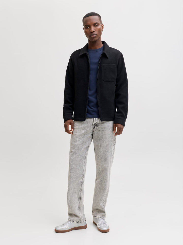 Jack & Jones T-shirt k/m heren navy – JJEDOVER