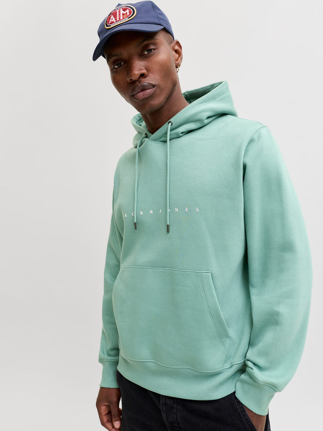 Jack & Jones JJESTAR Hoodie oud groen – heren