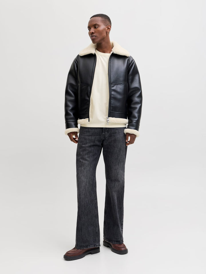 Jack & Jones T-shirt ecru – heren