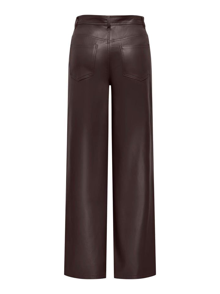 Only 15376854 Smooth lange broek bruin – dames