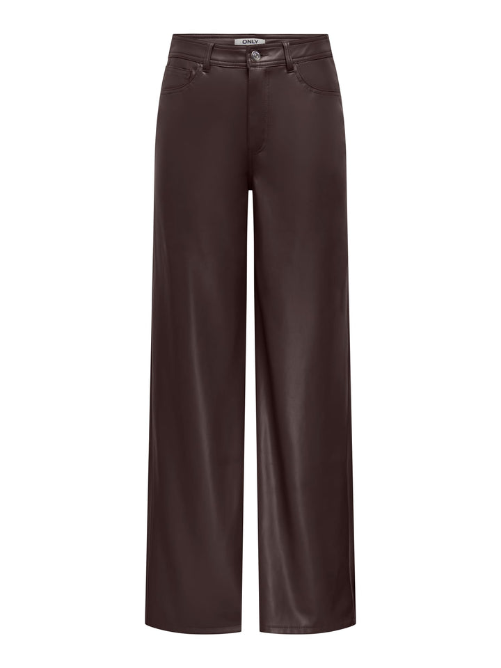 Only 15376854 Smooth lange broek bruin – dames