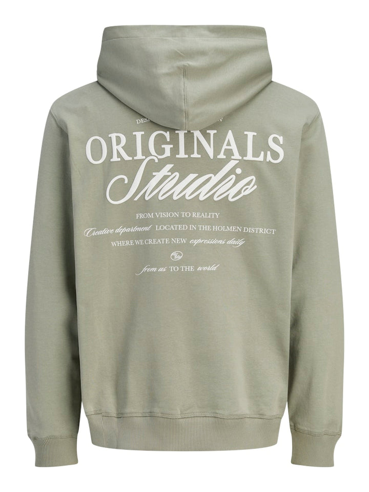 Jack & Jones Norrebro hoodie olijf – heren