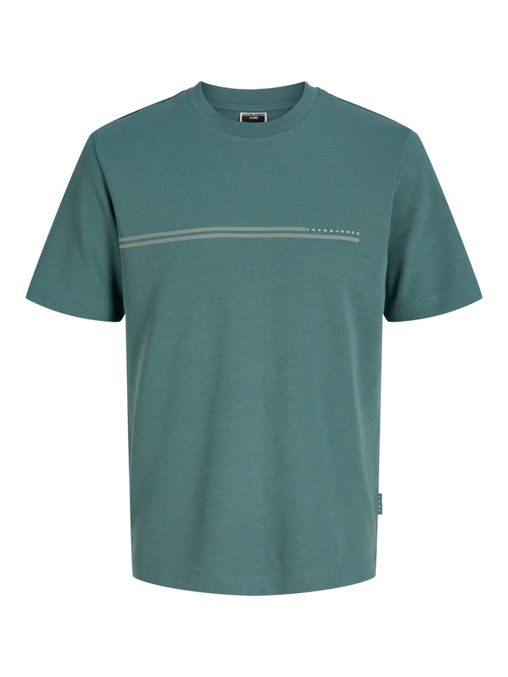 Jack & Jones Fusion T-shirt petrol blauw – heren