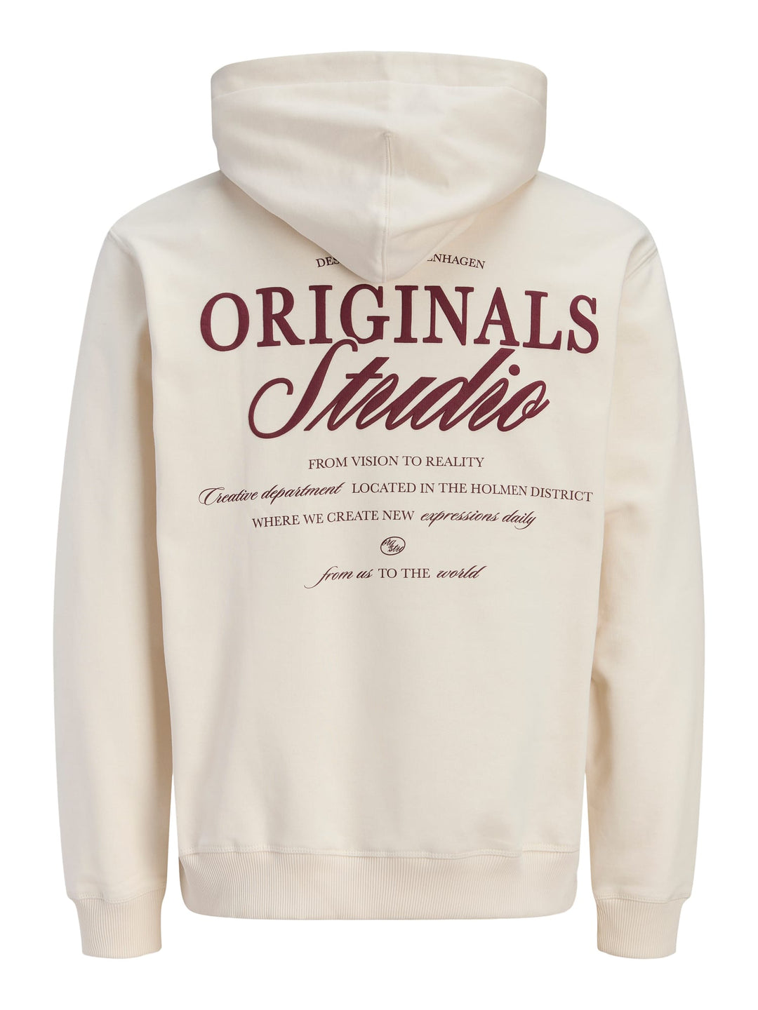 Jack & Jones 12283054 Norrebro hoodie ecru – heren