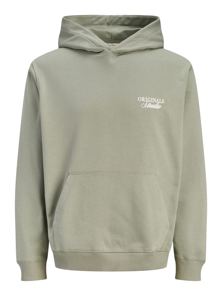 Jack & Jones 12283054 Norrebro hoodie olijf – heren