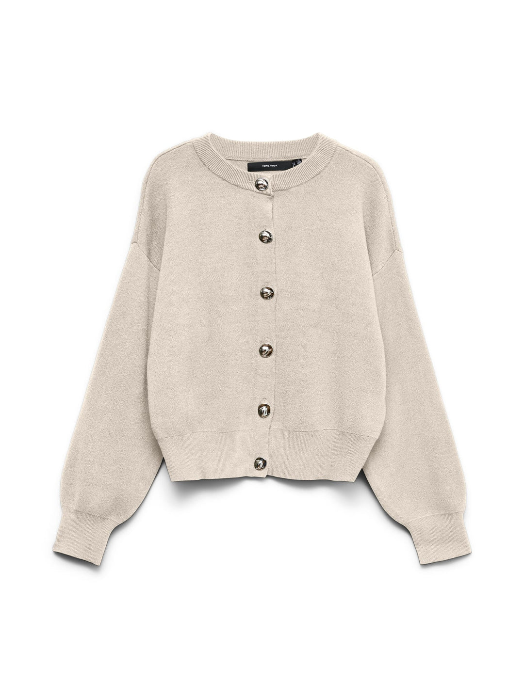 VERO MODA 10347061 Noella vest gebreid ecru – dames