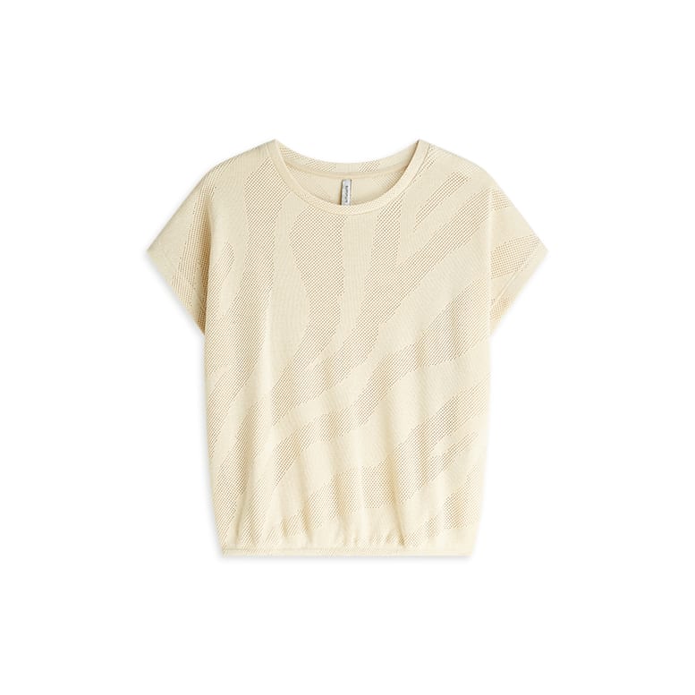 Summum Top Camou gauze ecru – dames