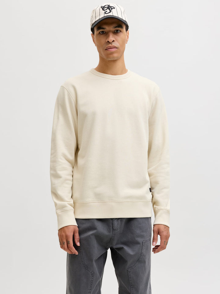 Jack & Jones sweatshirt ecru – heren