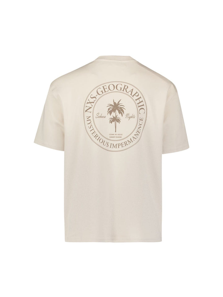 No Excess T-Shirt Crewneck Graphic beige – heren