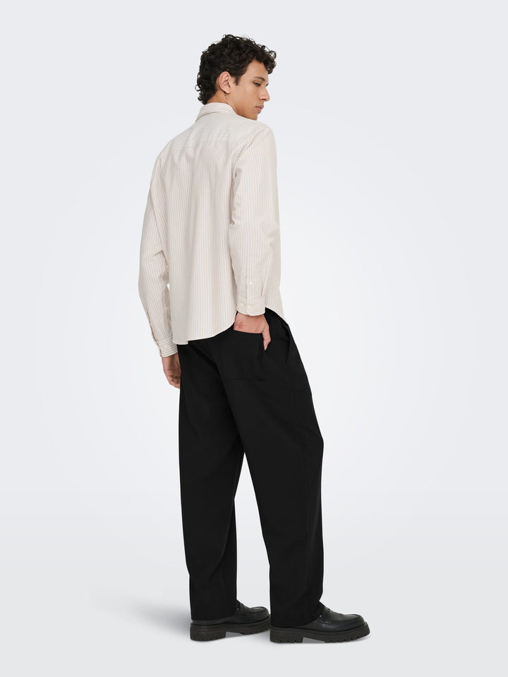 ONLY & SONS zwarte lange broek heren