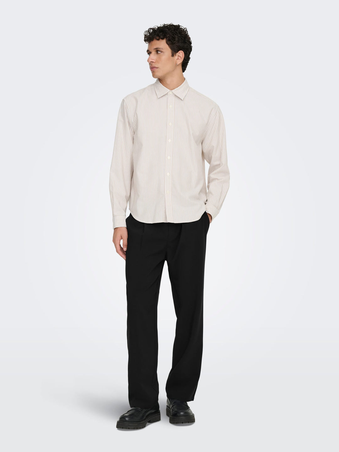ONLY & SONS ONSWILL 0292 LOOSE STRING PANT FRML NOOS zwart – heren